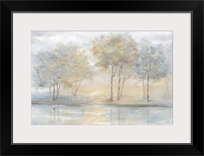 Serene Scene Trees Landscape