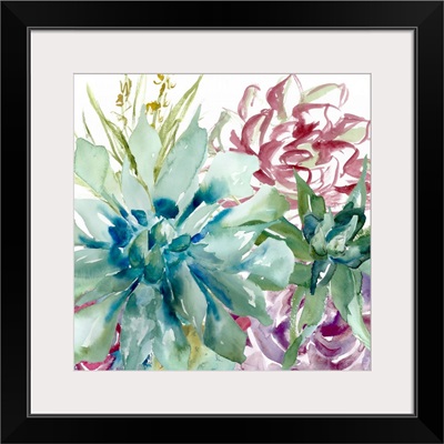 Succulent Garden Watercolor II