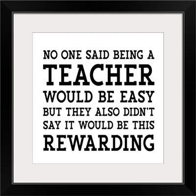 Teacher Truths VII-Rewarding