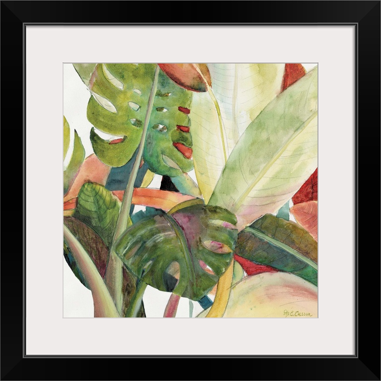 Tropical Lush Garden Square I