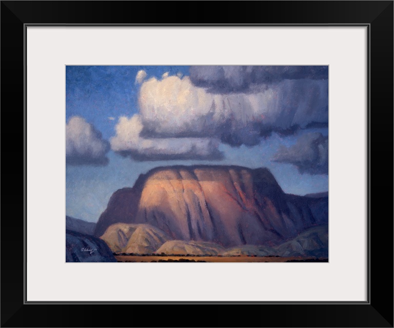 Landscape painting of Carmichael Butte