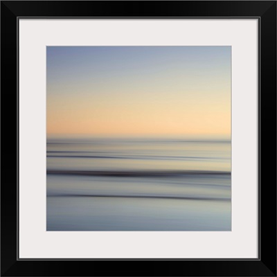 Abstract Image Of The View From Alnmouth Beach To The North Sea, Northumberland, England