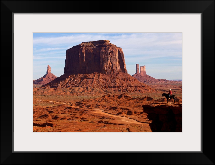 Adrian, last cowboy of Monument Valley, Utah, USA