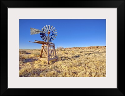 An Old Windmill, Devil's Playground In Petrified Forest National Park, Arizona