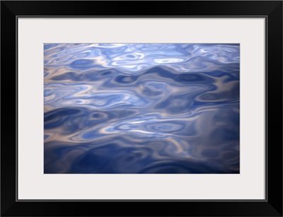 Clouds reflected in calm water, Arctic, Polar Regions