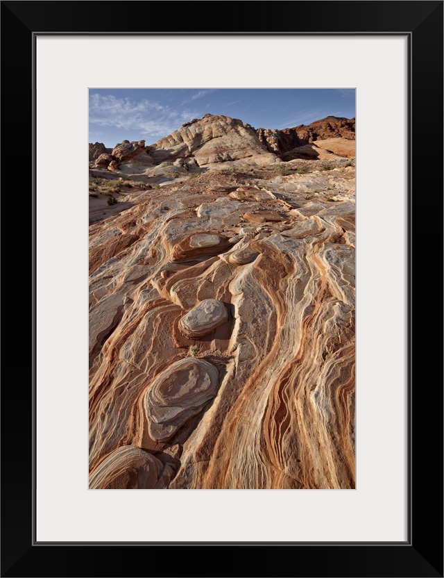 Colorful sandstone layers, Valley Of Fire State Park, Nevada