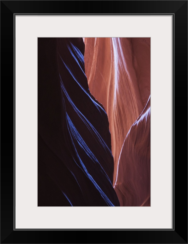 Eroded curves in sandstone, Upper Antelope Canyon, near Page, Arizona, United States of America, North America.