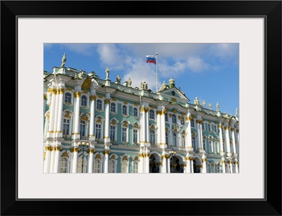 Facade of the Winter Palace, the State Hermitage Museum, St. Petersburg, Russia