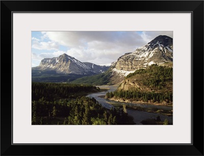 Grinnell Point and Swiftcurrent Creek, Glacier National Park, Montana