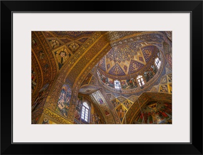 Interior of dome of VankCathedral, Isfahan, Iran