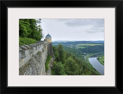Koenigstein Fortress, Saxon Switzerland, Saxony, Germany