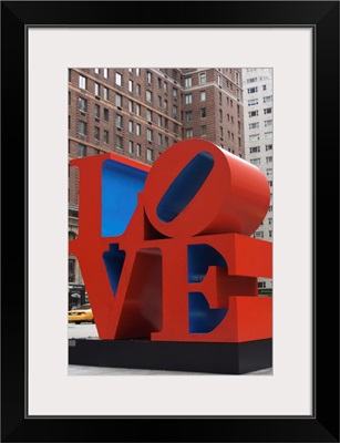 Love Sculpture by Robert Indiana, 6th Avenue, Manhattan, NYC, New York, USA