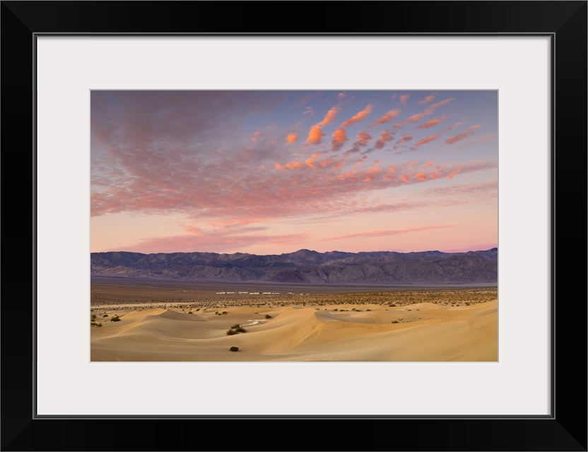 Mesquite Flat Sand Dunes at sunsrise, Death Valley National Park, California, United States of America, North America