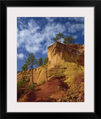 Ochre quarries at Roussillon, Provence, France