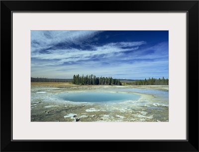 Opal Pool, Midway Geyser Basin, Yellowstone National Park, Wyoming, USA