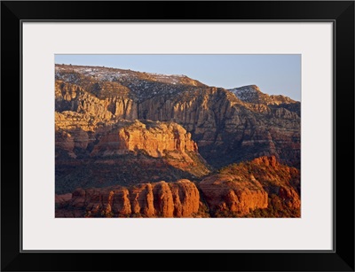 Red cliffs at sunset, Coconino National Forest, Arizona