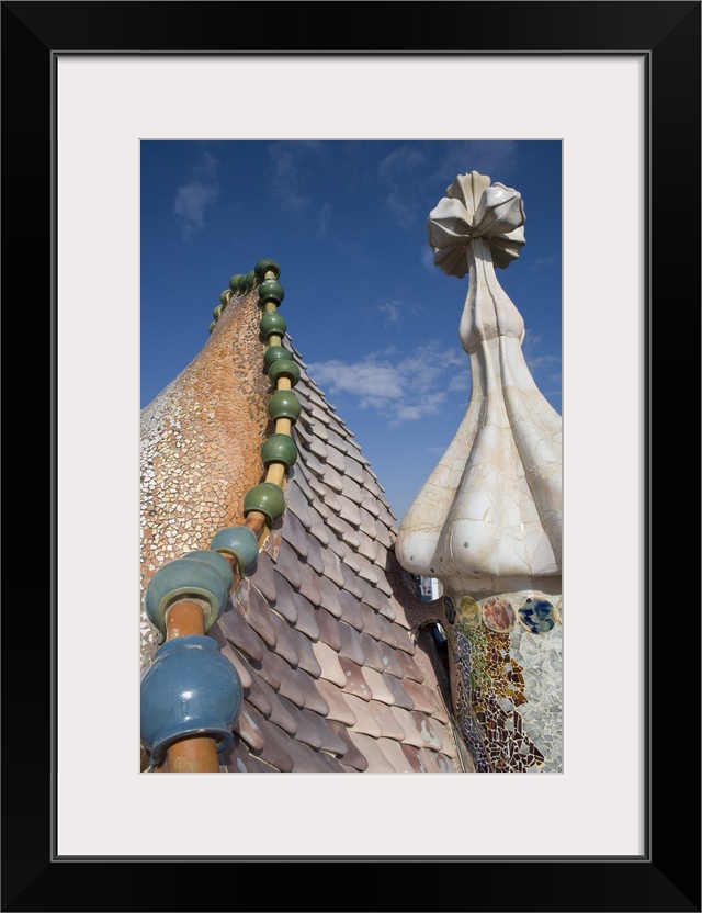 Rooftop, Casa Batlo, Barcelona, Catalonia, Spain, Europe