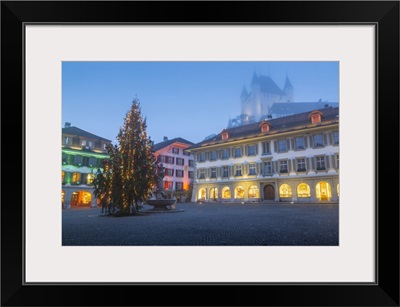 Schloss Thun and Rathausplatz, Switzerland