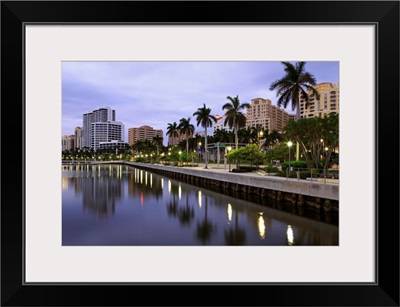 Skyline of West Palm Beach, Florida, USA