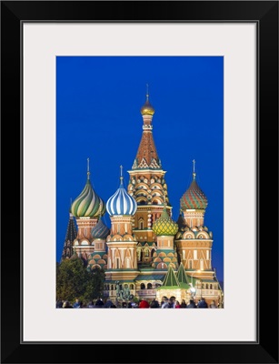 St. Basils Cathedral In Red Square, Moscow, Russia