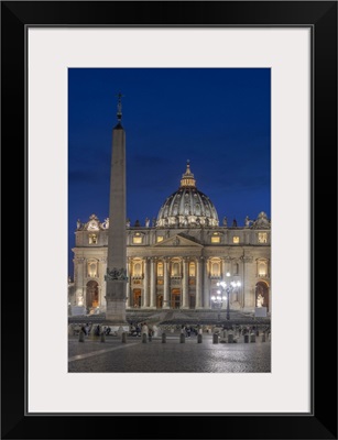St, Peter's Square, St. Peter's Basilica, The Vatican, Rome, Lazio, Italy, Europe