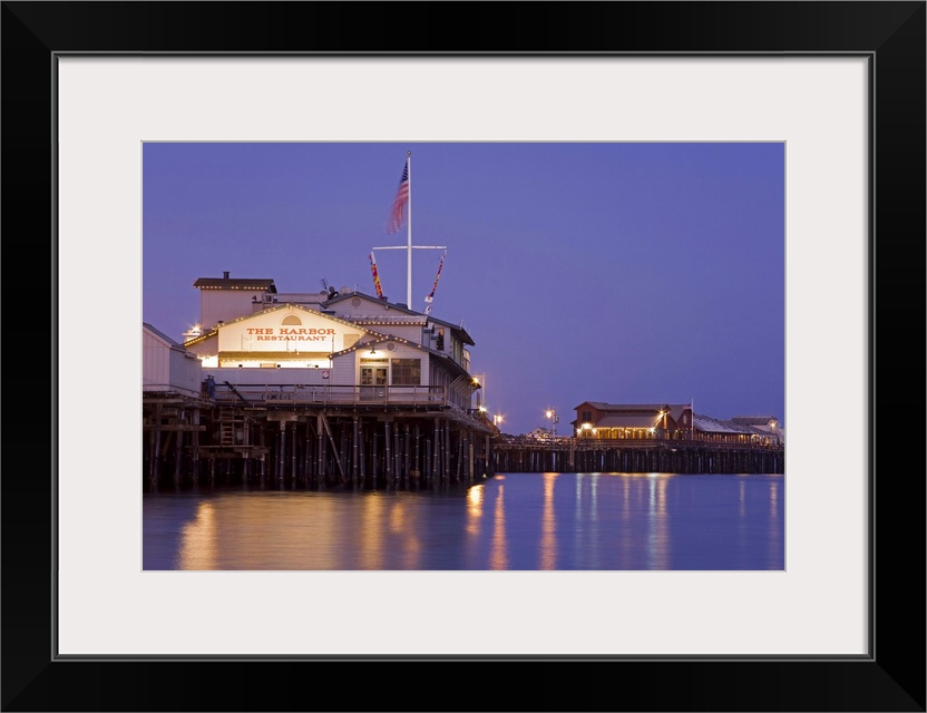 Stearns Wharf, Santa Barbara Harbor, California