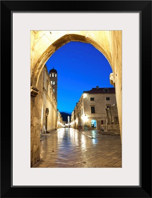 Stradun, the Franciscan Monastery, Dubrovnik, Croatia