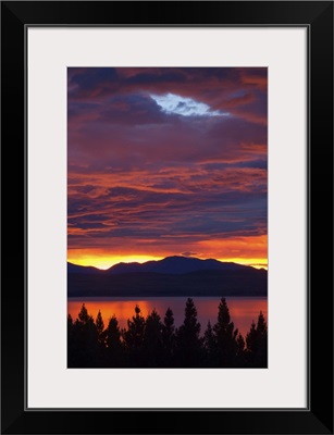 Sunrise, Lake Pukaki, Canterbury, South Island, New Zealand, Pacific