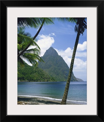 The Pitons, St. Lucia, Windward Islands, West Indies, Caribbean