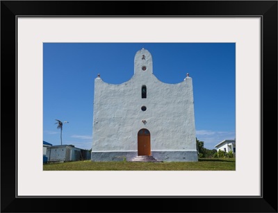 Unusal Christian church, Ouvea, Loyalty Islands, New Caledonia