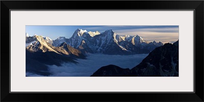 View from Gokyo Ri, Dudh Kosi Valley, Solu Khumbu Region, Nepal, Himalayas