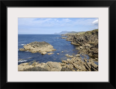 View of coastline from the Atlantic Drive, Achill Island, Connacht, Republic of Ireland