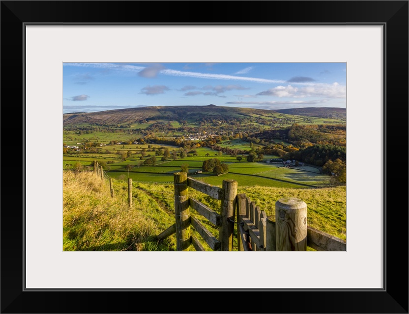 View of Hope in the Hope Valley, Derbyshire, Peak District National Park, England, United Kingdom, Europe