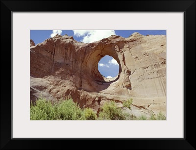 Window Rock, eroded forms near Navaho Tribal Centre, Arizona