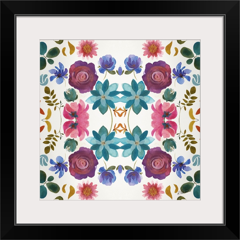 Watercolor Floral Pattern Two