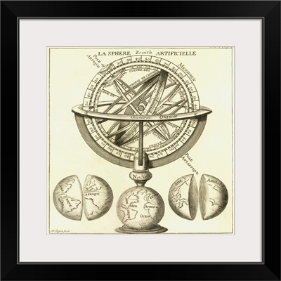 Armillary sphere, 18th century artwork