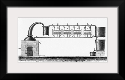Distillation apparatus, 19th century