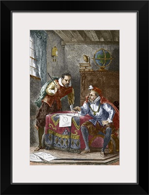 Johannes Kepler and Tycho Brahe