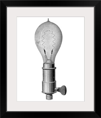 Light bulb, historical artwork