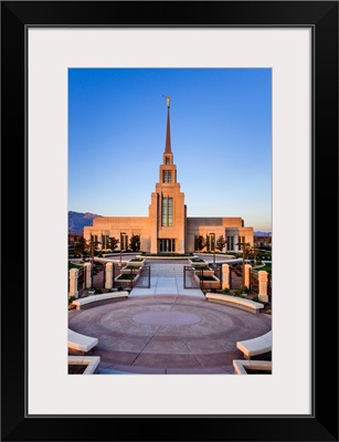 Gila Valley Arizona Temple, Walkway at Dusk, Central, Arizona