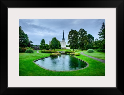 London England Temple, Pond and Trail, Newchapel, Surrey, England