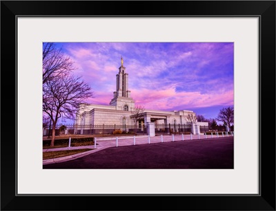 Lubbock Texas Temple, Front Left Side, Sunrise, Lubbock, Texas