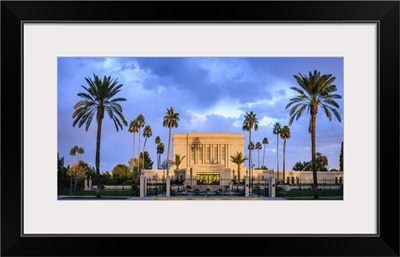 Mesa Arizona Temple, Last Light on the Temple, Mesa, Arizona