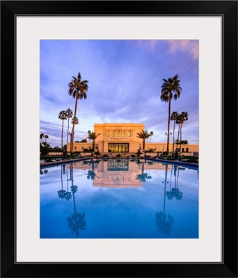 Mesa Arizona Temple, Sunset Reflections, Mesa, Arizona