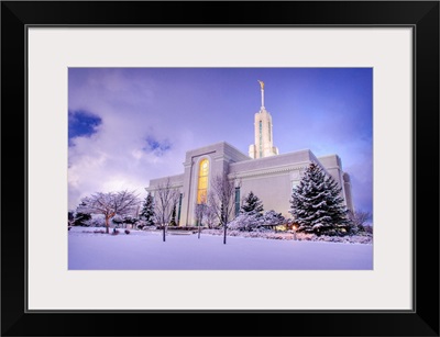 Mount Timpanogos Utah Temple, After a Snowstorm, American Fork, Utah