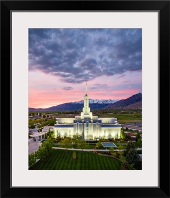 Mount Timpanogos Utah Temple, the northern range, American Fork, Utah