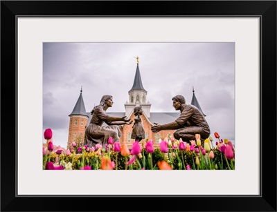 Provo City Center Temple, Playing in the Tulips, Provo, Utah