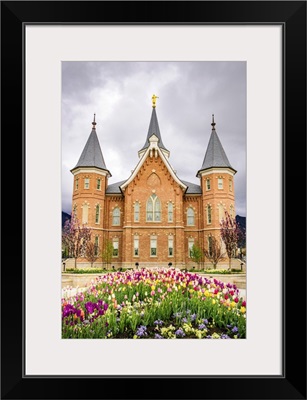 Provo City Center Temple, Springtime Tulips, Provo, Utah