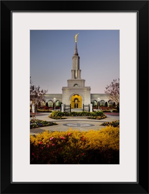 Sacramento California Temple, Entrance and Garden, Rancho Cordova, California
