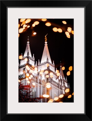 Salt Lake Temple, Christmas Lights, Salt Lake City, Utah